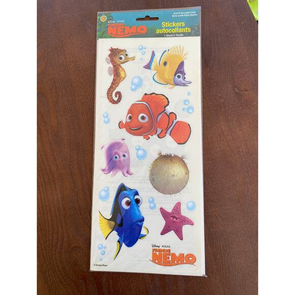 Sandylion | Office | Disney Pixar Finding Nemo Scrapbook Stickers ...